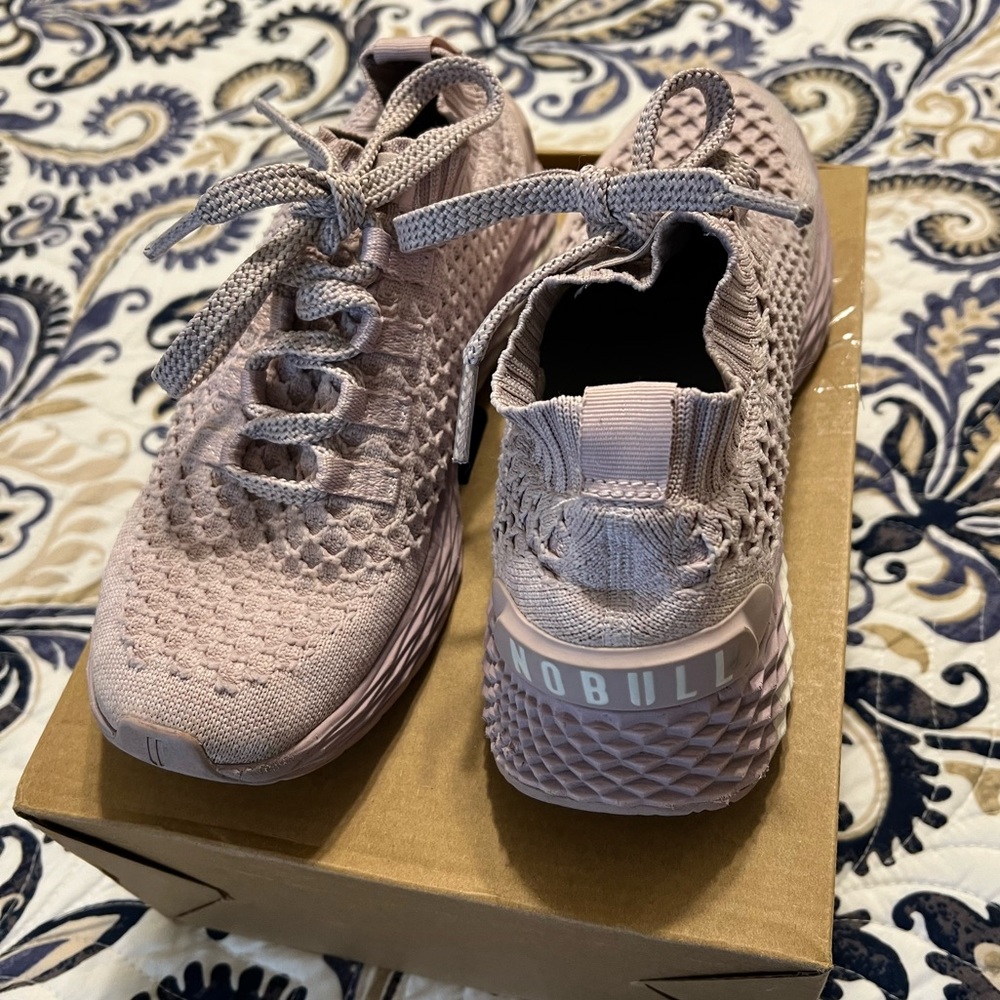 NOBULL Women's Knit Athletic Shoes in Light Pink
